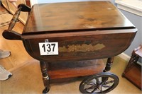 Vintage Drop Leaf Serving Cart (Buyer Responsible