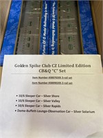 NIB Golden Spike Club CZ Limited Edition CB&Q "