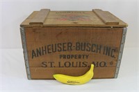 Vintage Budweiser Wood Shipping Crate