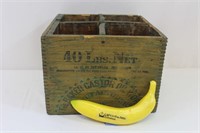 Vintage Baker Castor Oil Shipping Crate