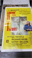 Two film posters - "Never the Twain" & "Las