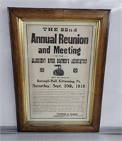 The 22nd annual reunion and meeting of the