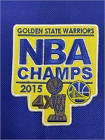 2015 NBA Champs Golden State Warriors patch