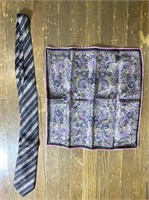 Silk scarf & tie