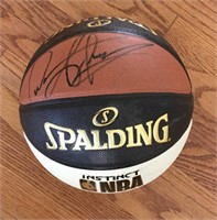 Dennis Rodman autographed basketball PSADNA
