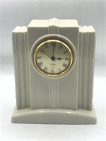 Vintage Lenox "Art Deco" quartz desk clock
