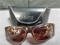 Pair of designer-style sunglasses, marked Fendi