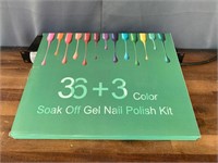 39 pc gel nail polish kit