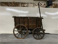 WOODEN GOAT CART