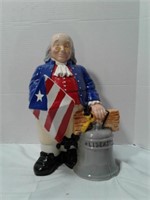 Ben Franklin Liberty Cookie Jar