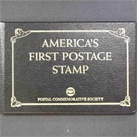 US Stamps #1, used in Postal Commemorative Society