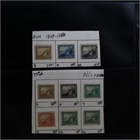 Nicaragua Stamps #3//12 Mint selection  CV $172
