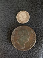 1831 English Penny & 1816 George III