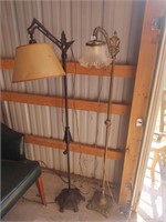 2 antique floor lamps(untested)