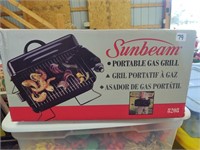Sunbeam portable gas grill (appears to be new)
