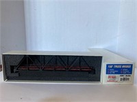 In scale 150’ truss bridge BLMA model