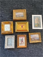 Miniature frames and art