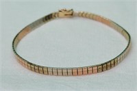 14K Ambre Gold Bracelet 8.04g