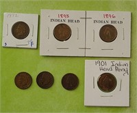 Indian Head Pennies 1892 - 1901
