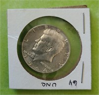 1964 Unc. Silver JFK Half Dollar