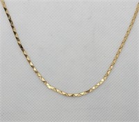 14K Cobra Necklace 6.58g