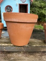 Large Clay Flower Pot 10"H 10"D
