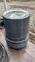 Lot of Lg Commercial Planters - (5) (See note)