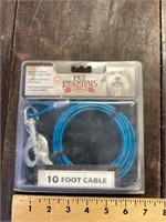 New pet tie cable, 10 feet
