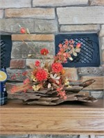 Driftwood decorative centerpiece / mantel decor