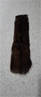 Authentic tanned mink pelt
