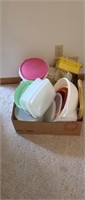 Box of assorted Tupperware, #2