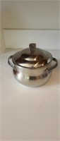 Monterey stainless steel cottage cheese dish,