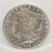 1902-O Morgan Silver Dollar - XF
