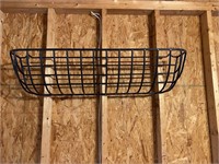Black Metal Window Basket