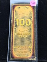 100mg 999.5 fine gold D'ORO 2020