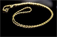 14ct Yellow gold chain necklace