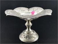Sterling candy dish 5" x 7.7 " 431g