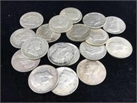 $9 face Silver 90% half dollars pre 1964