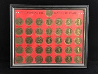 Presidental Hall of fame bronze tokens