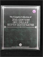 Complete collection 20Th century silver certificae