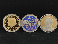 Space Force and Trump coins
