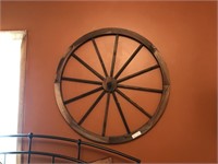 Set of 2 Wagon Wheels Wall Decor
