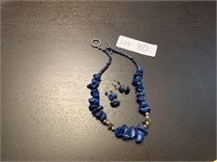 Blue Lapis Natural Stone Costume Jewelry