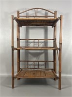 Vintage Bamboo 3-Tier Shelf