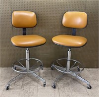 Two Steelcase Swivel Work Chairs