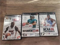 Lot of 3 Playstation 2 Games untested