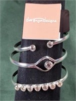 3 Silver Bracelet Deb Guy Design