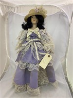 Porcelain Doll with Stand