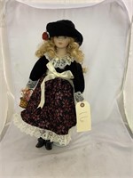 Porcelain Doll with Stand