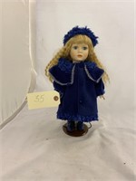 Porcelain Doll with Stand